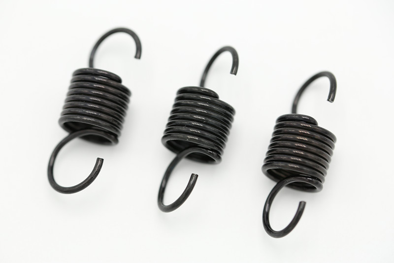 2mm Black plated Double Hook Extension Spring