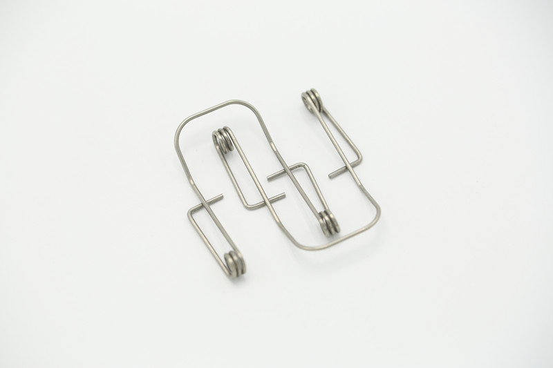 Stainless steel torsion spring clip 
