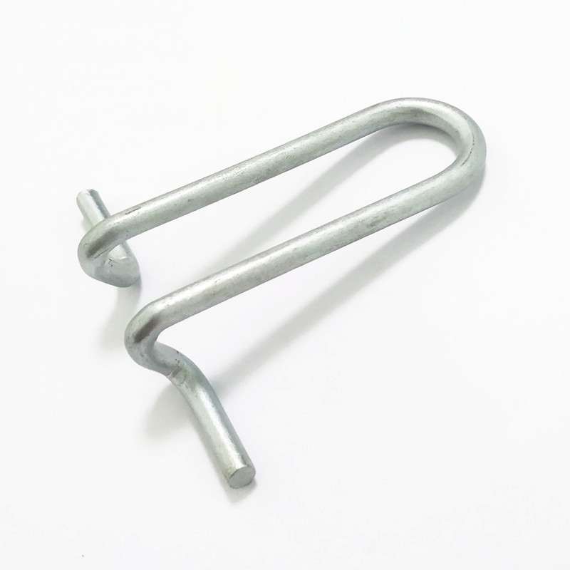 Custom zinc plated spring steel wire spring clip 